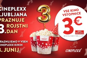 Cineplexx obeležuje obletnico s prav posebno akcijo