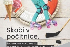 Skoči v počitnice – aktivna zabava v Supernovi Novo mesto!
