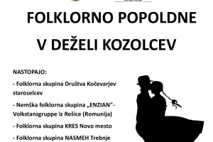 Folklorno popoldne v Deželi kozolcev