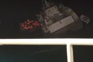 Pri Zadru se je potopil katamaran, z njega rešili 43 ljudi