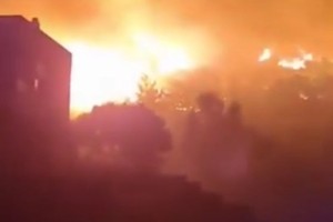 Na priljubljenem grškem otoku divja požar, evakuirali 16 naselij (video in foto)