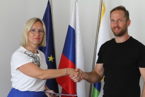 Podpis pogodbe za gradnjo kolesarskega poligona v Velikem Gabru