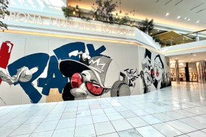 V Cityparku je nastal največji mural v Sloveniji