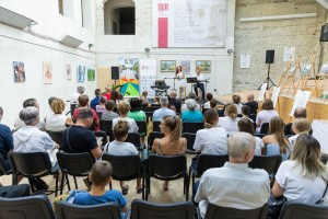 Otvoritev razstave učencev likovne pedagoginje in slikarke Martine Hegediš