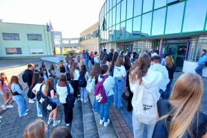 Utrinki s prvega šolskega dne na SIC Brežice