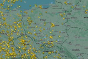 Zračni prostor na vzhodu Poljske zaprt za civilne lete