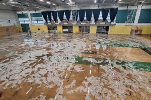 Poplavljena dvorana Leona Štuklja, tudi KK Krka v iskanje rešitev