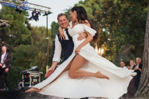 Tina Gaber in Robert Golob objavila posnetke s poroke (FOTO in VIDEO)