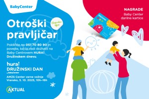 Z otroško željo do 40 € v Baby Centru!
