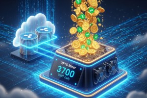 Imetniki XRP zaslužijo 3700 USDT dnevno prek OPTO Minerja