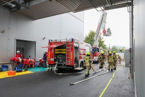 V Krki s požarnimi vajami krepijo pripravljenost in skrb za varnost