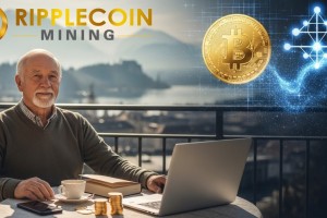 Slovenski upokojenec dnevno zasluži 6770 $ z rudarjenjem Ripplecoina