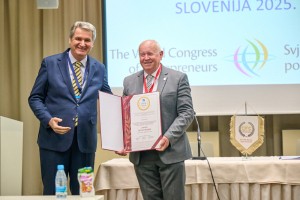 Župan Dušan Skerbiš, prvi predsednik mednarodne mreže lavreatov Globallocal