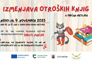 Izmenjava otroških knjig v Metliki