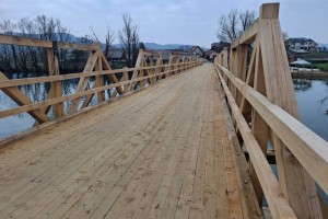 Otvoritev novega mostu Loke