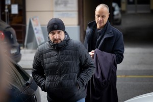 Teodor Goznikar z odvetnikom Edvardom Ermencem