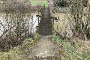 Nova brv čez Temenico za varnejšo povezavo in rekreacijske dejavnosti