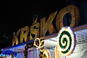 Miklavž in župan Janez Kerin prižgala praznične luči v Krškem