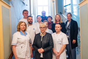 Božični obisk predsednice v Splošni bolnišnici Novo mesto