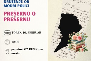 Vabilo na druženje ob modri polici: Prešerno o Prešernu