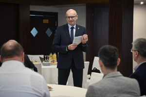 Srečanje župana Janeza Kerina z gospodarstveniki