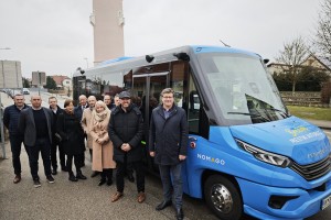 Občina Brežice z novim električnim avtobusom nadgrajuje mestni promet