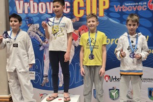 Taekwondoistom 9 medalj v Vrbovcu