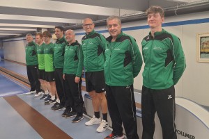 Štiri kroge pred koncem na vrhu 1.B kegljaške lige Krkaši in Kočevke