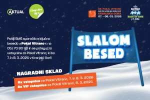 Slalom besed te odpelje na Pokal Vitranc