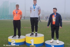 Tilen Delič Verstovšek in Nejc Meglič na zimskem prvenstvu v metih