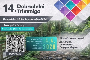 14. dobrodelni Trimmigo za nakup dvigala za Marjana
