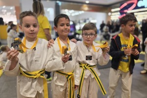 Najmlajšim 35 medalj na 1. krogu taekwondo City lige