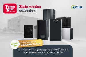 S Termo Shopom do toplega doma in čistega zlata!