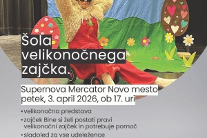 Šola velikonočnega zajčka prihaja v Novo mesto