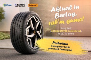 Osvoji letne pnevmatike Continental na Aktualu