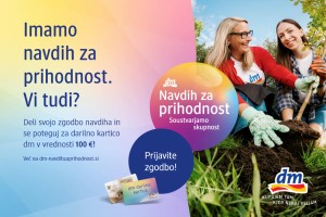 Z iniciativo NAVDIH ZA PRIHODNOST dm nagrajuje dobra dejanja