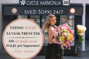 Novo v Novem mestu: Šopkomat Cvetje Harmonija pri Supernovi