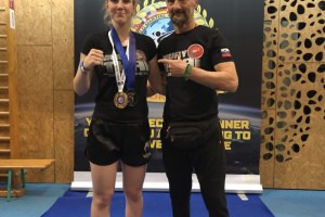 Lily Fideršek Evropska prvakinja in podprvakinja