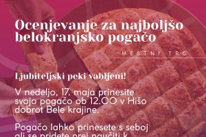 Doživetja v Hiši dobrot Bele krajine in na Mestnem trgu v času Vinske vigredi