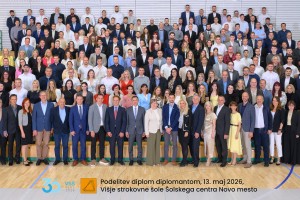 Višja strokovna šola Novo mesto izobrazila 216 novih kadrov za gospodarstvo