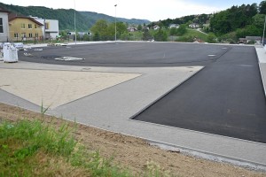 Novo šolsko športno igrišče na Blanci dobiva končno podobo