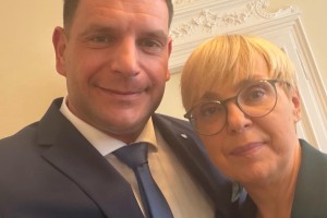 zoran stevanović, nataša pirc musar, kosilo