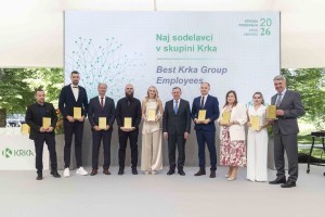 Krka podelila priznanja zaposlenim