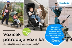 Baby Center podarja športni voziček!