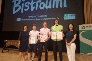 Bistroumi 2026: trije dijaki SERŠTG med najboljšimi v državi