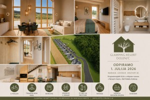 V Novem mestu 1. julija vrata odpira novi Glamping Resort Dolenjc