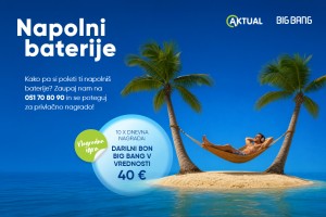 Big Bang ti pomaga napolniti baterije!