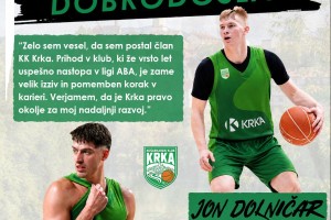 KRKA MOČNEJŠA ZA JONA DOLNIČARJA IN LENARTA SIRCA
