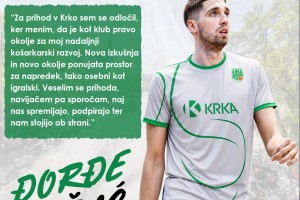 NOVA OKREPITEV KRKE: PRIHAJA ĐORĐE BOŽIĆ