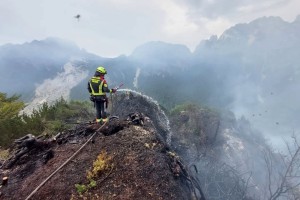 Gasilska zveza Slovenije gasilec požar Bovec